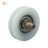 Accessori hardware per ruote in nylon bianco Rullo per sistema di porte per finestre scorrevoli (ML-AH003)